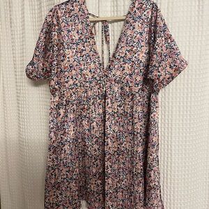 floral mini dress